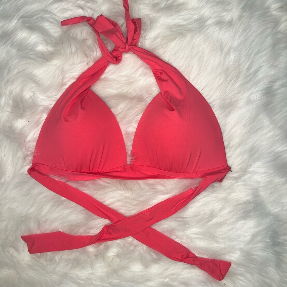 Pink swim suit top